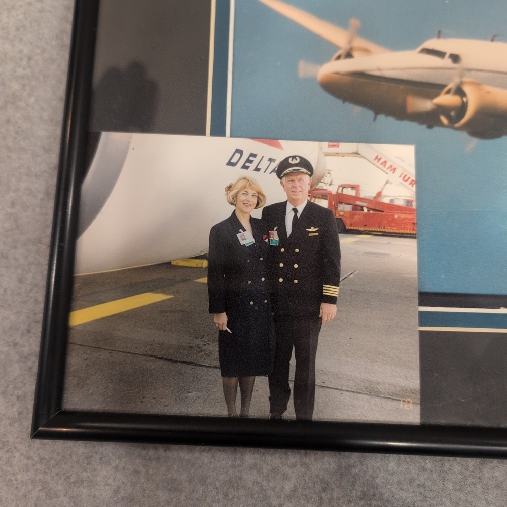 Lockheed 18-56 Lodestar N631LS Framed Photo Inscribed + Delta Air Lines Captain - Picture 2 of 8
